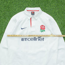 Load image into Gallery viewer, 1999/2000 England Nike Team Home Long Sleeved Rugby Union Shirt - M (39/41)