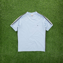 Load image into Gallery viewer, (2003) Nike Small Swoosh Embroidered Taping V-Neck T-Shirt - M/L