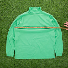 Load image into Gallery viewer, (2013) Nike Golf Dry-Fit Small Swoosh Embroidered Turtleneck Green Long Sleeve T-Shirt - XL