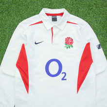 Load image into Gallery viewer, 2003/2005 England Nike Home Long Sleeved Rugby Shirt - M (39/41)
