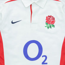 Load image into Gallery viewer, 2003/2005 England Nike Home Long Sleeved Rugby Shirt - M (39/41)