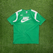 Load image into Gallery viewer, (2006) Nike SRP Large Swoosh Graphic Green V-Neck T-Shirt - L/XL