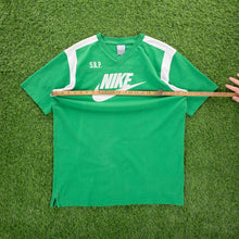 Load image into Gallery viewer, (2006) Nike SRP Large Swoosh Graphic Green V-Neck T-Shirt - L/XL