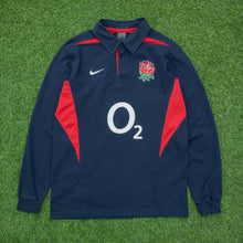 Load image into Gallery viewer, 2003/2005 England Nike Away Long Sleeved Rugby Shirt - L (42/44)