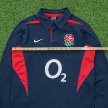 Load image into Gallery viewer, 2003/2005 England Nike Away Long Sleeved Rugby Shirt - L (42/44)