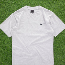 Load image into Gallery viewer, (1999) Nike Small Swoosh Embroidered T-Shirt - S/M