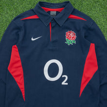 Load image into Gallery viewer, 2003/2005 England Nike Away Long Sleeved Rugby Shirt - L (42/44)