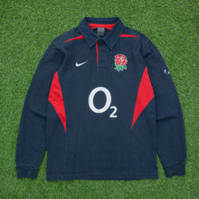 Load image into Gallery viewer, 2003/2005 England Nike Away Long Sleeved Rugby Shirt - M/L (40/42)