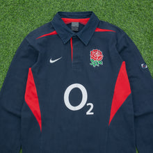 Load image into Gallery viewer, 2003/2005 England Nike Away Long Sleeved Rugby Shirt - M/L (40/42)