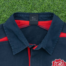 Load image into Gallery viewer, 2003/2005 England Nike Away Long Sleeved Rugby Shirt - M/L (40/42)