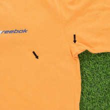 Load image into Gallery viewer, (2001) BNWT Reebok Spell Out Gradient Graphic Orange T-Shirt - XL