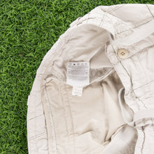 Load image into Gallery viewer, (2010) Nike Athletic Dept Small Swoosh Embroidered Pocket Logo Checked Beige Shorts - L (32/34”)