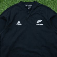 Load image into Gallery viewer, 2002/2003 New Zealand All Blacks Adidas Home Long Sleeved Rugby Shirt - XL