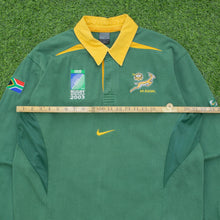 Load image into Gallery viewer, 2003 South Africa Nike Rugby World Cup Long Sleeved Rugby Union Shirt - XL