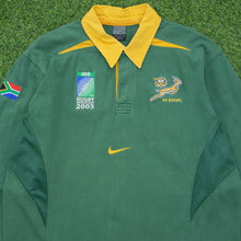 Load image into Gallery viewer, 2003 South Africa Nike Rugby World Cup Long Sleeved Rugby Union Shirt - XL