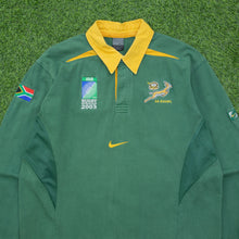 Load image into Gallery viewer, 2003 South Africa Nike Rugby World Cup Long Sleeved Rugby Union Shirt - XL