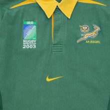 Load image into Gallery viewer, 2003 South Africa Nike Rugby World Cup Long Sleeved Rugby Union Shirt - XL