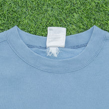 Load image into Gallery viewer, Nike Small Swoosh Embroidered Logo Pastel Light Blue Crewneck Sweatshirt - XL