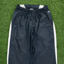 Load image into Gallery viewer, (2003) Women’s Nike Air Max Stripe Adjustable Navy 3/4 Length Shorts - M (28-33”)