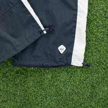 Load image into Gallery viewer, (2003) Women’s Nike Air Max Stripe Adjustable Navy 3/4 Length Shorts - M (28-33”)