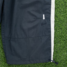 Load image into Gallery viewer, (2003) Women’s Nike Air Max Stripe Adjustable Navy 3/4 Length Shorts - M (28-33”)