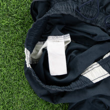 Load image into Gallery viewer, (2003) Women’s Nike Air Max Stripe Adjustable Navy 3/4 Length Shorts - M (28-33”)