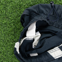 Load image into Gallery viewer, (2003) Women’s Nike Air Max Stripe Adjustable Navy 3/4 Length Shorts - M (28-33”)