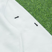 Load image into Gallery viewer, 1999 Nike Small Swoosh Embroidered Logo Crewneck Beige Sweatshirt - M
