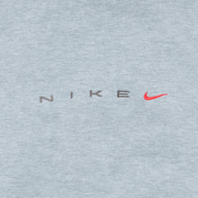 Load image into Gallery viewer, 1999 Nike Spell Out Small Swoosh Embroidered Boxy Crewneck Grey Sweatshirt - M