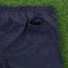 Load image into Gallery viewer, (1999) Nike Small Swoosh Embroidered Lined Navy Sports Shorts - XXL (38-42”)