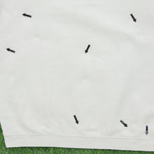 Load image into Gallery viewer, 1997 Nike Golf Small Spell Out Swoosh Embroidered Logo Piping Boxy Beige Quarter Zip Jumper - L