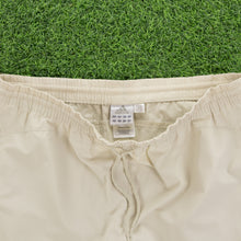 Load image into Gallery viewer, (2004) Women’s Adidas Spell Out Embroidered Logo Adjustable Cream 3/4 Length Shorts - L (14-16)