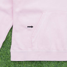 Load image into Gallery viewer, Women’s Nike Spell Out Graphic Pullover Raglan Light Pink Hoodie - L (12-14)