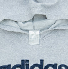 Load image into Gallery viewer, 2008 Adidas Spell Out Embroidered Logo Pullover Grey Hoodie - M/L