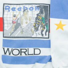 Load image into Gallery viewer, Reebok Sport Special Edition World Record Spell Out Graphic Star Stripe Boxy Crewneck White Sweatshirt - L/XL