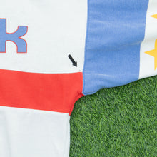 Load image into Gallery viewer, Reebok Sport Special Edition World Record Spell Out Graphic Star Stripe Boxy Crewneck White Sweatshirt - L/XL