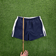 Load image into Gallery viewer, (2005) Nike Small Swoosh Embroidered Taping Navy Sports Shorts - XL/XXL (36-40”)