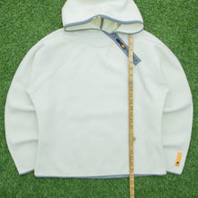 Load image into Gallery viewer, Women’s 2000 Nike Diagonal Quarter Zip Full Hooded Sherpa Fleece - L (12-14)