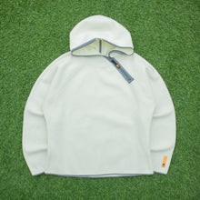 Load image into Gallery viewer, Women’s 2000 Nike Diagonal Quarter Zip Full Hooded Sherpa Fleece - L (12-14)