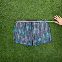 Load image into Gallery viewer, (1993) Speedo Aztec All Over Print Swimming Sports Shorts - XL (36-40”)