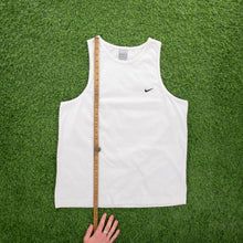 Load image into Gallery viewer, (2002) Nike Small Swoosh Embroidered White Vest Top - L