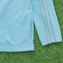 Load image into Gallery viewer, Women’s 2001 Adidas 3-Stripe Embroidered Logo Full Zip Light Blue Fleece - M (10-12)