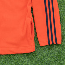 Load image into Gallery viewer, Women’s 2001 Adidas 3-Stripe Embroidered Logo Full Zip Orange Fleece - L (14-16)