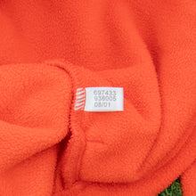 Load image into Gallery viewer, Women’s 2001 Adidas 3-Stripe Embroidered Logo Full Zip Orange Fleece - L (14-16)