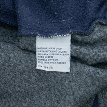 Load image into Gallery viewer, Nautica Jeans Co Spell Out Embroidered Two Tone 1/4 Quarter Zip Navy Grey Fleece - M/L