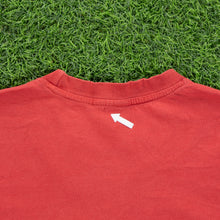 Load image into Gallery viewer, (2001) Adidas Large Spell Out Logo Graphic Red T-Shirt - M/L
