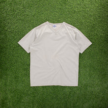 Load image into Gallery viewer, Reebok Centre Logo Graphic V-Neck Grey T-Shirt - M/L