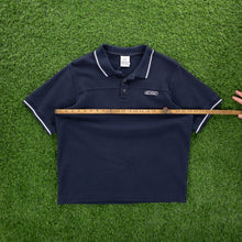 Load image into Gallery viewer, (2003) BNWT Adidas Spell Out Embroidered Logo Textured Short Sleeve Polo Shirt - L