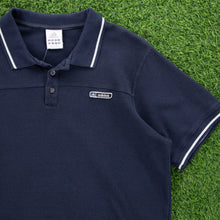 Load image into Gallery viewer, (2003) BNWT Adidas Spell Out Embroidered Logo Textured Short Sleeve Polo Shirt - L