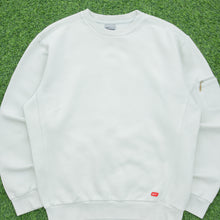 Load image into Gallery viewer, 2001 Nike Athletic 71 Graphic Small Swoosh Embroidered Logo Pocket Crewneck Beige Sweatshirt - M